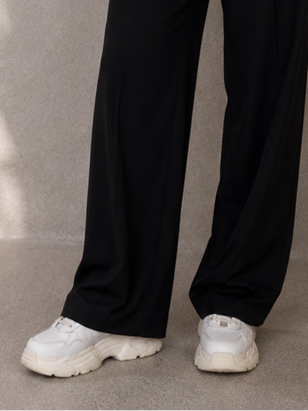L’intervalle platform white leather sneakers - 40